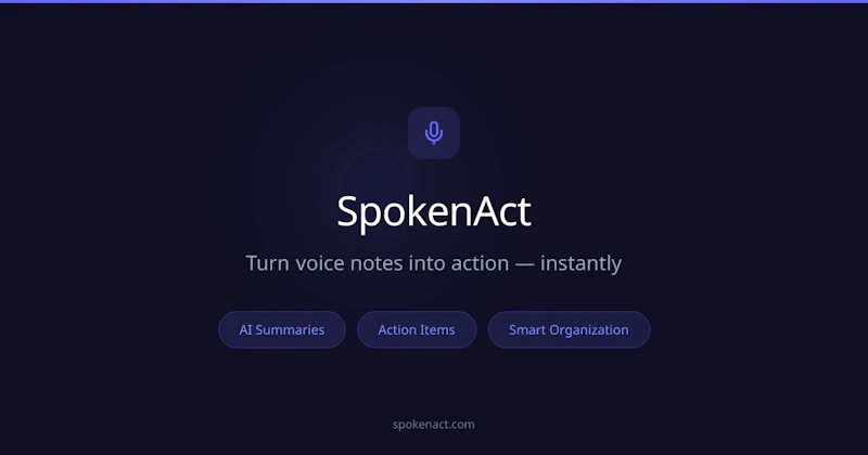 SpokenAct screenshot 1