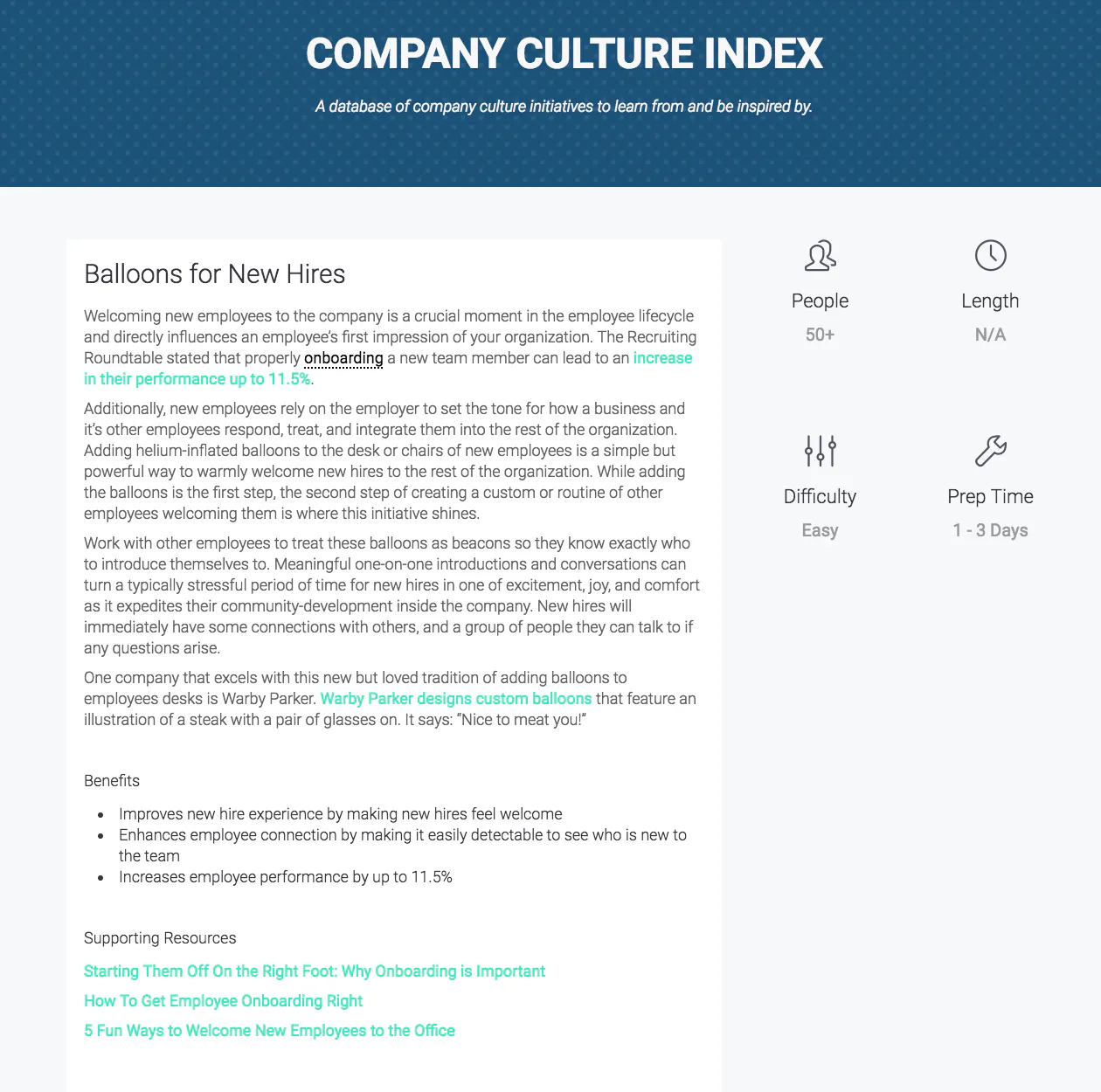 Company Culture Index (Compt) Image
