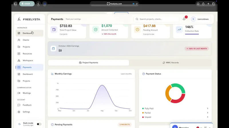 Freelysta screenshot 1 (video preview)