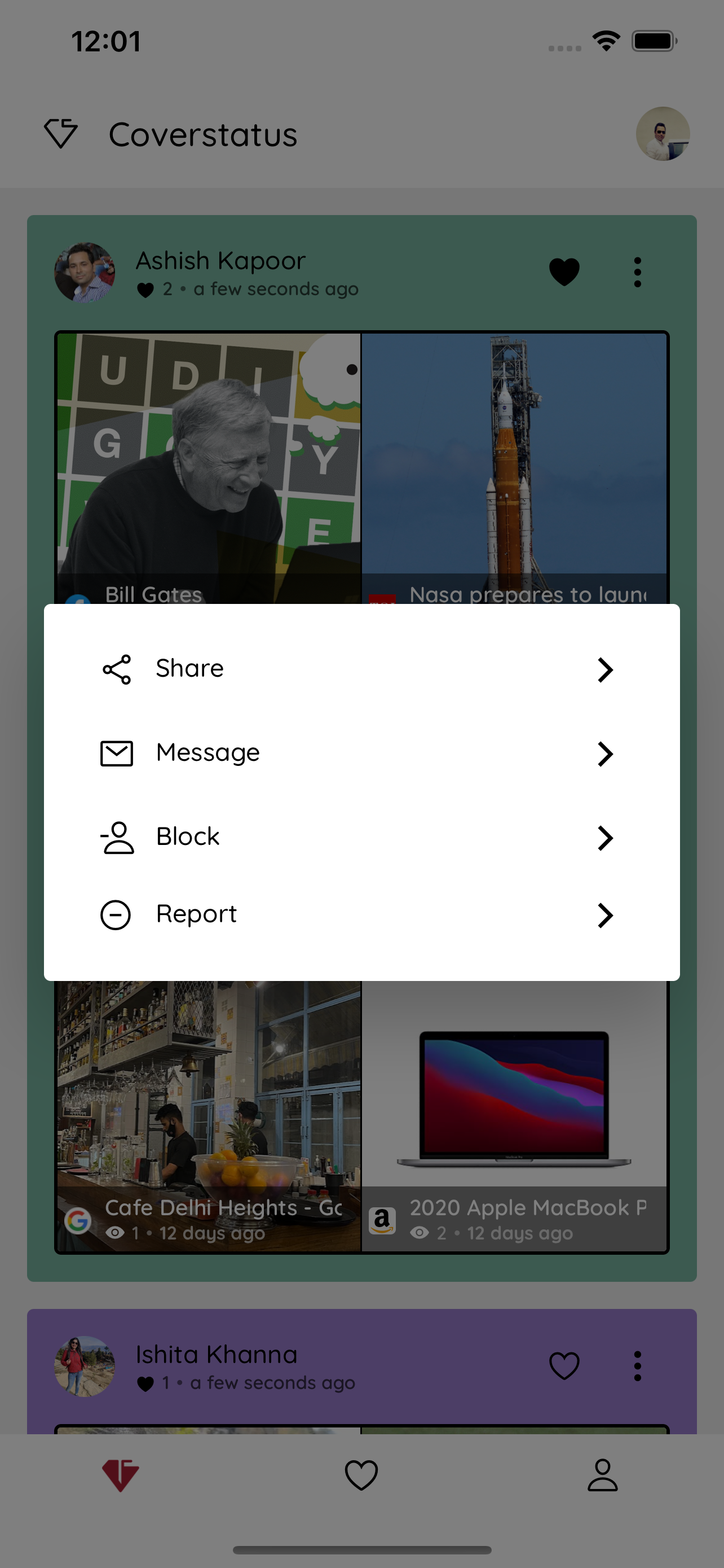 Coverstatus - All your statuses in one place media 4