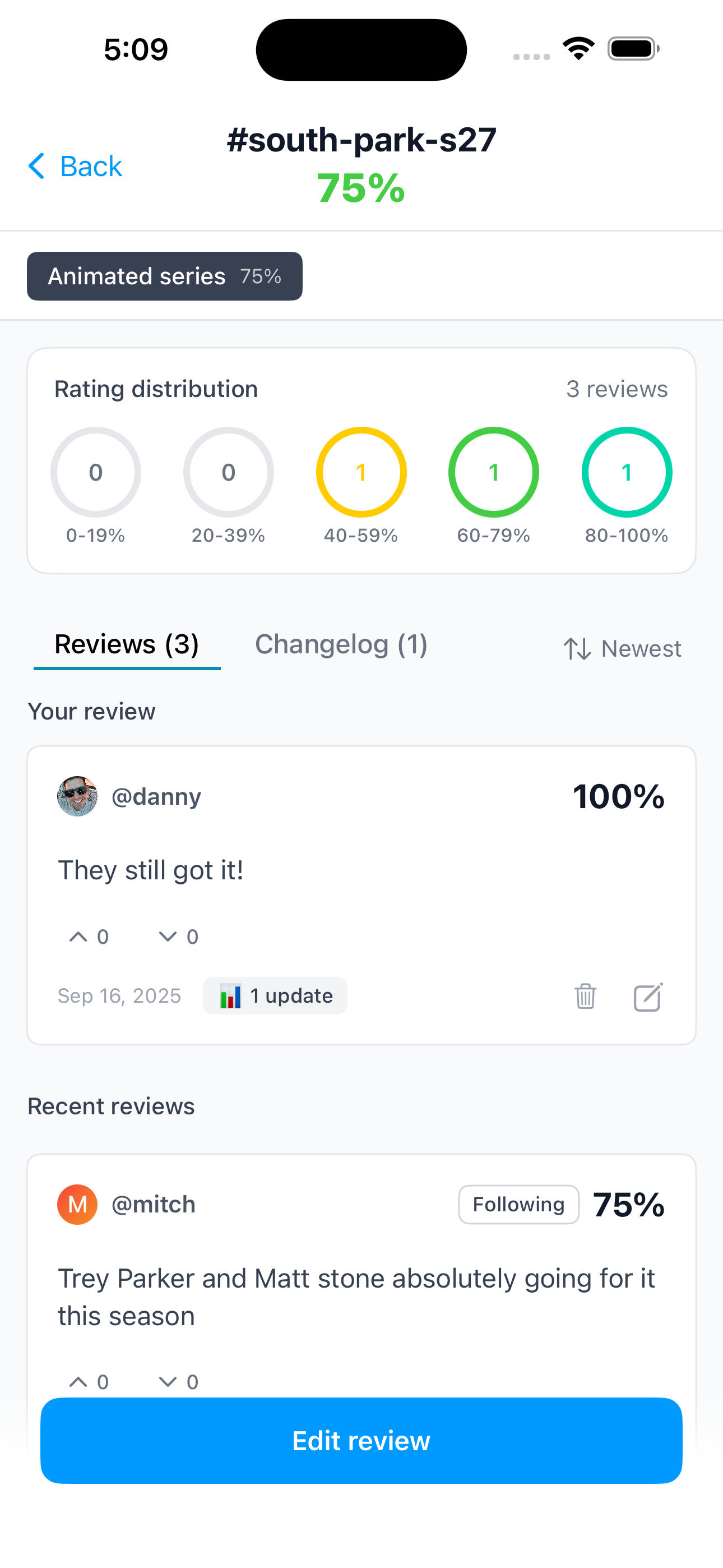 Média Percent 1.0 - Review anything 4