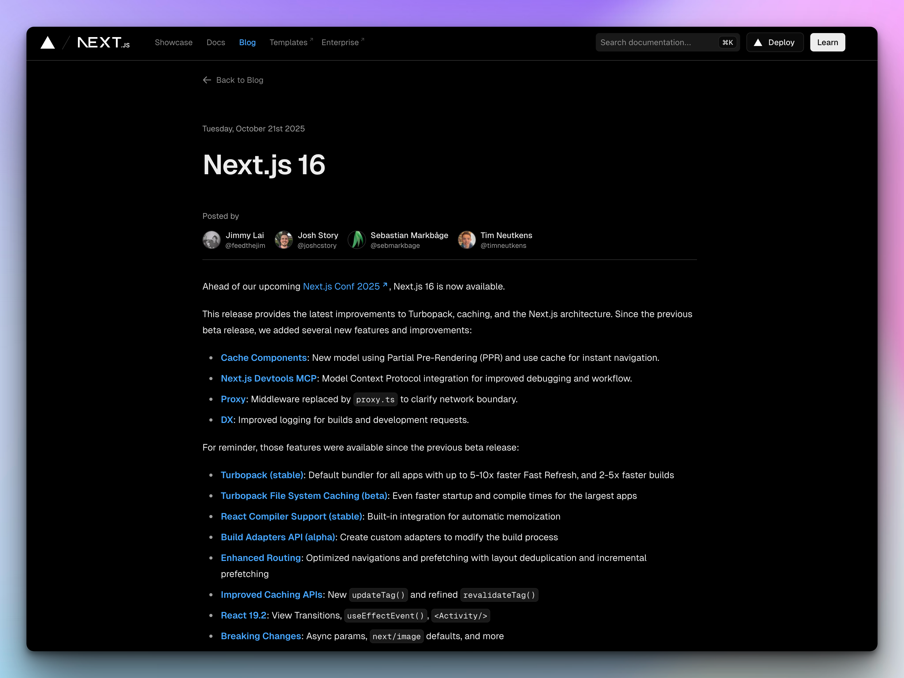 Next.js 16 gallery image