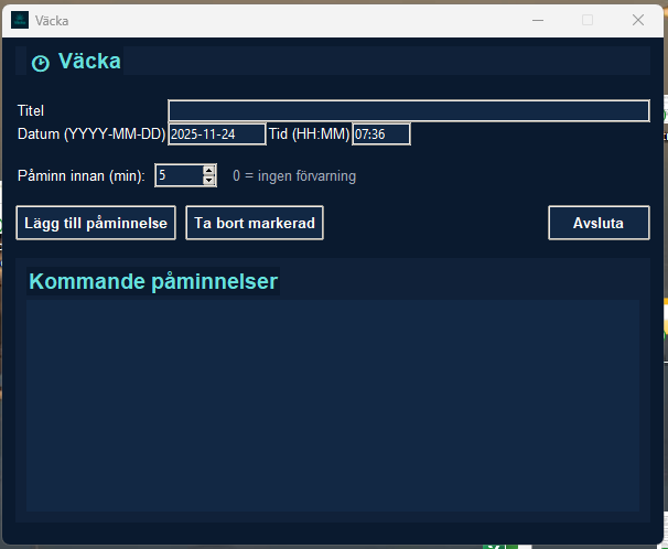 VÄCKA – PRODUCT HUNT LAUNCH PACK - Main product screenshot demonstrating key features and user interface