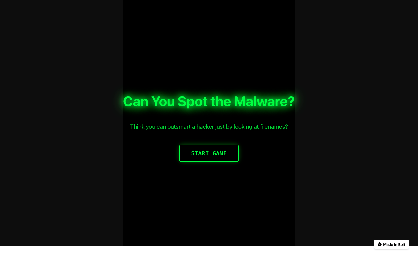 Spot the Malware gallery image