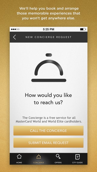 MasterCard Concierge gallery image