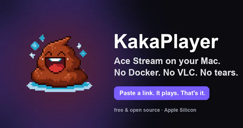 KakaPlayer — Ace Stream on a Mac screenshot 1