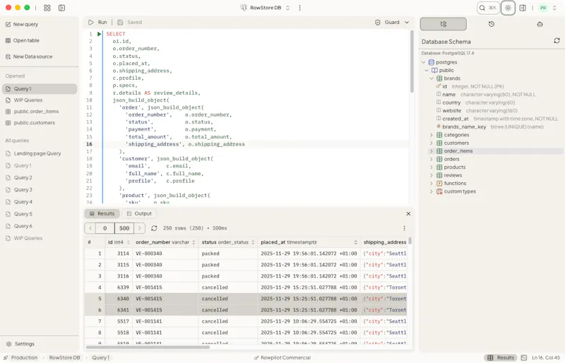 Rowpilot screenshot 2