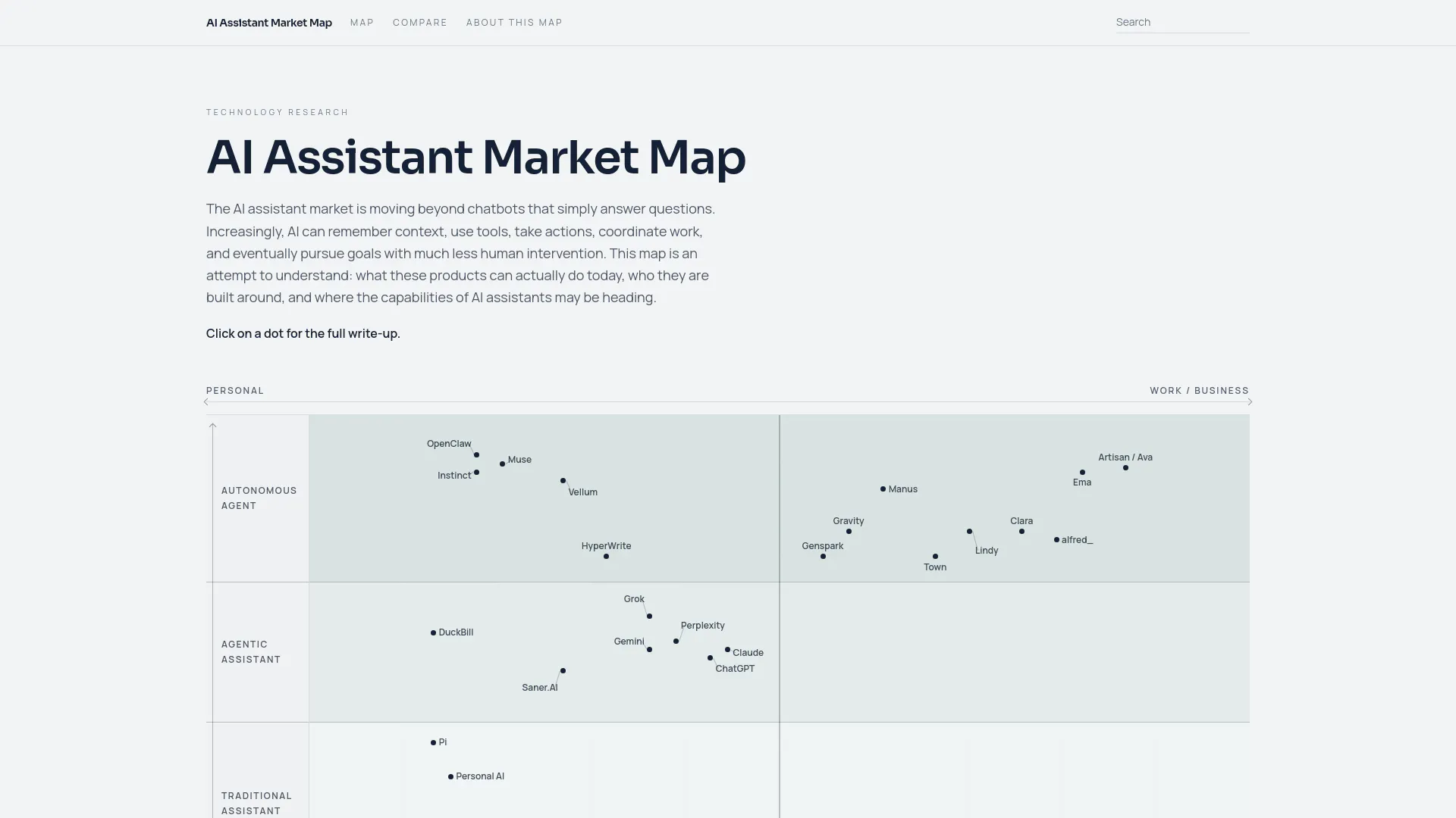 Interactive map of AI Assistant market gallery image