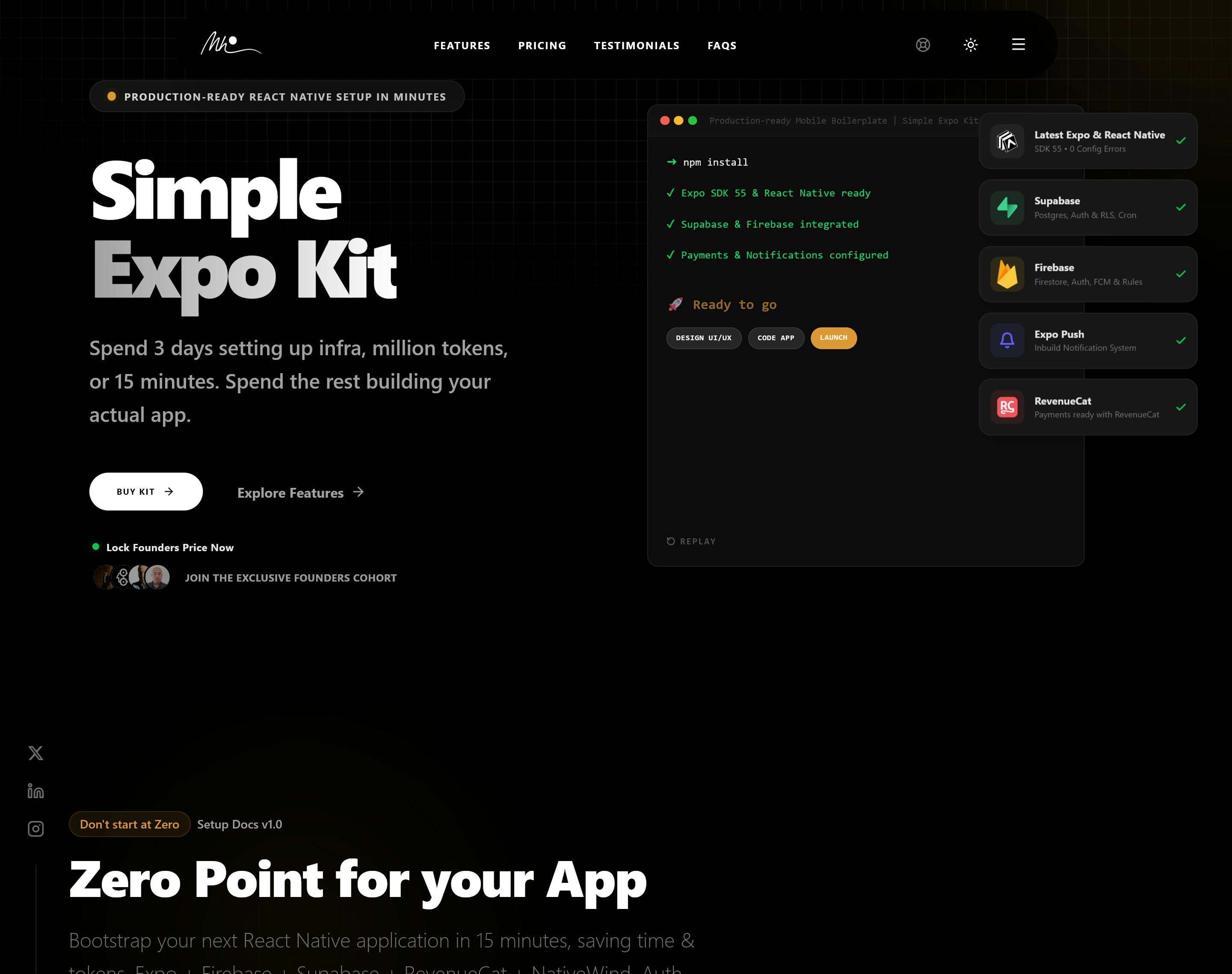 Simple Expo Kit - React Native Starter gallery image