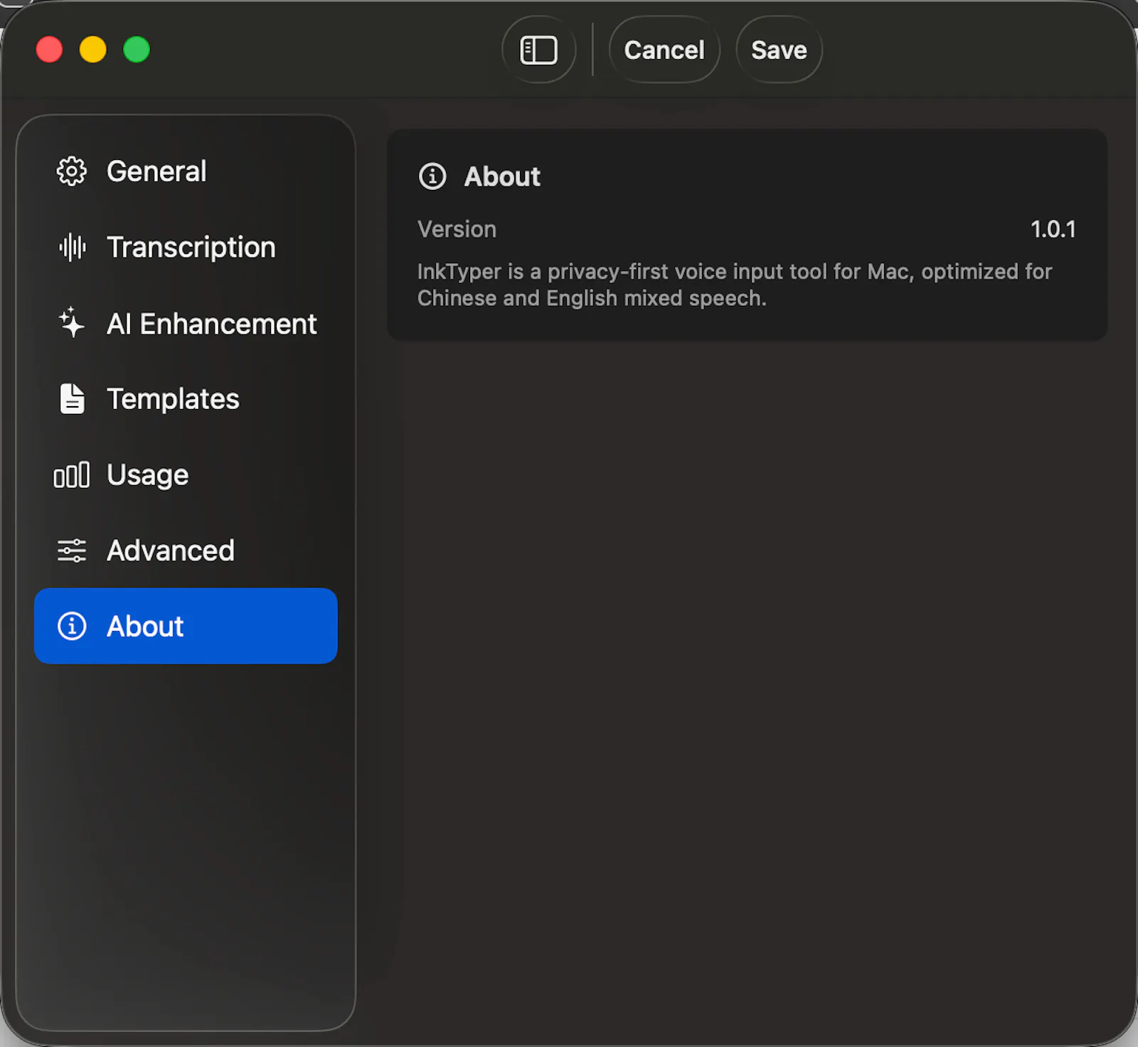 Inktyper screenshot 3