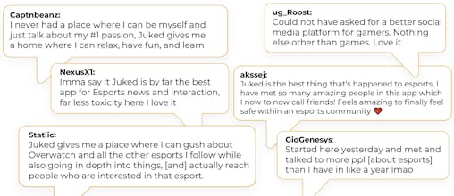 The Juked Esports App gallery image
