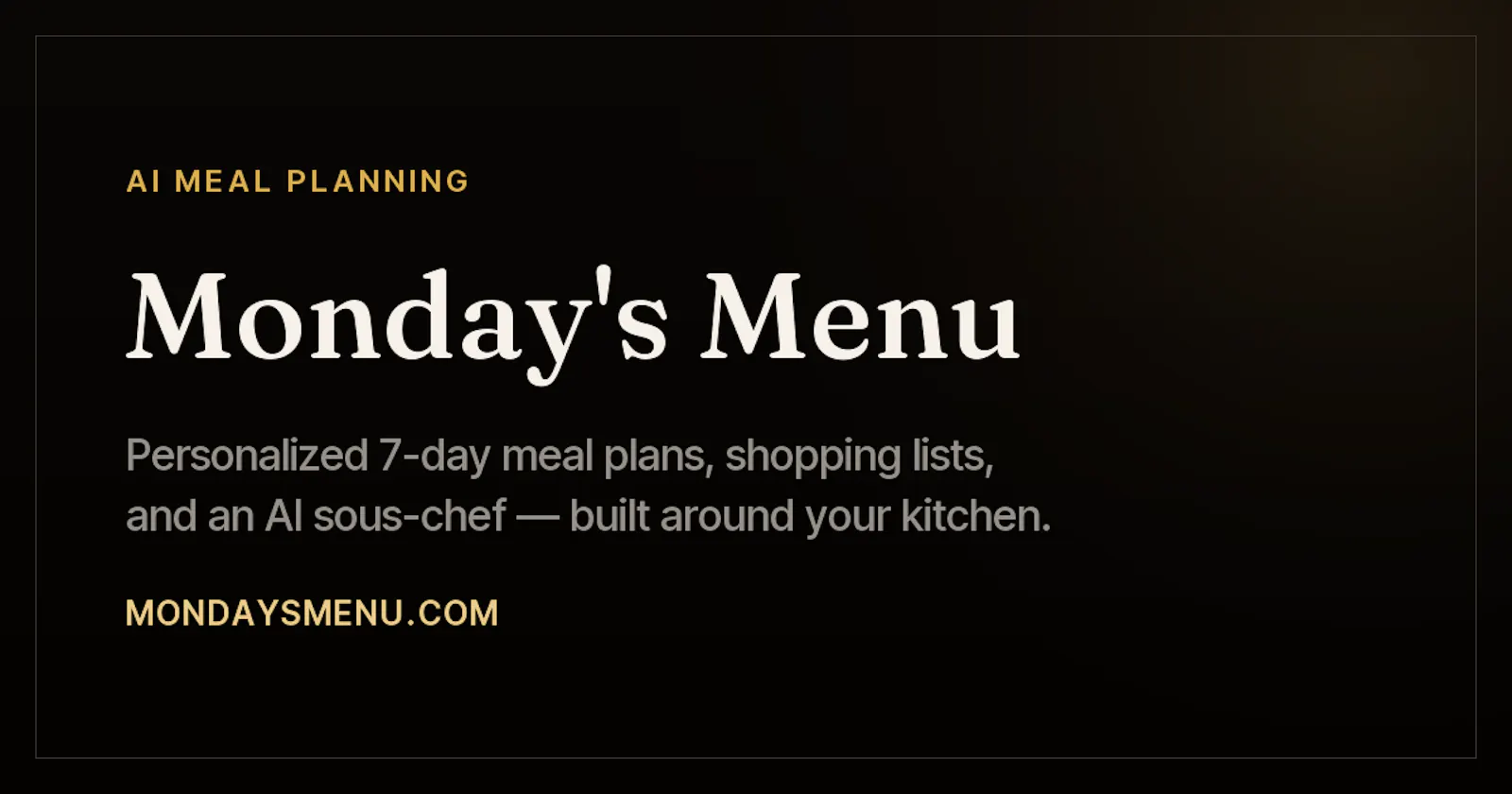 Monday's Menu screenshot 1