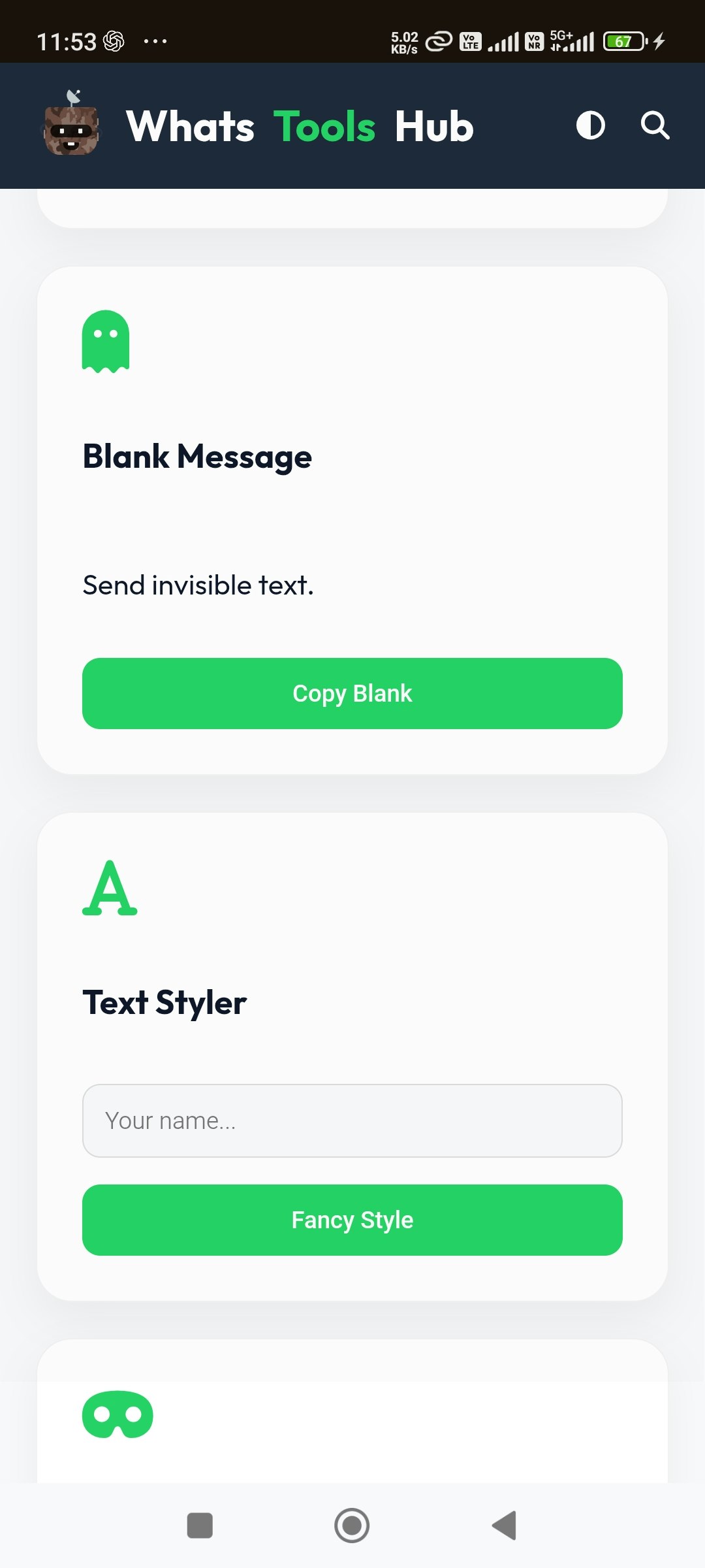 WhatsToolsHub - Screenshot 3 showing product features and functionality
