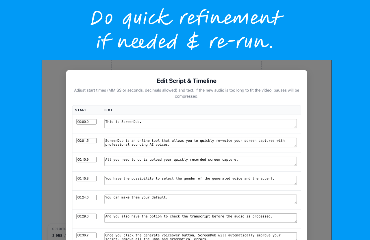 Média ScreenDub.eu - Reprendre vos enregistrements d'écran - un clic et une modification zéro 6