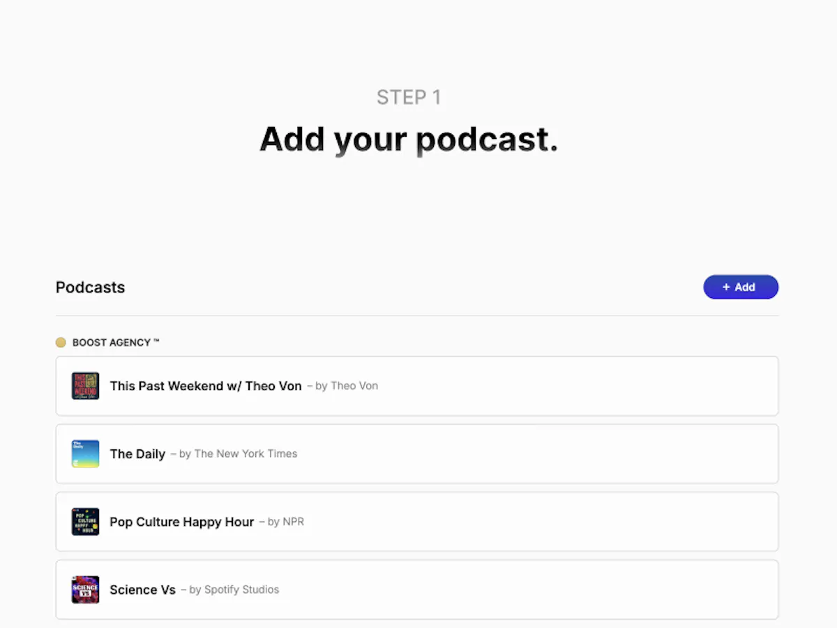PodBooster
