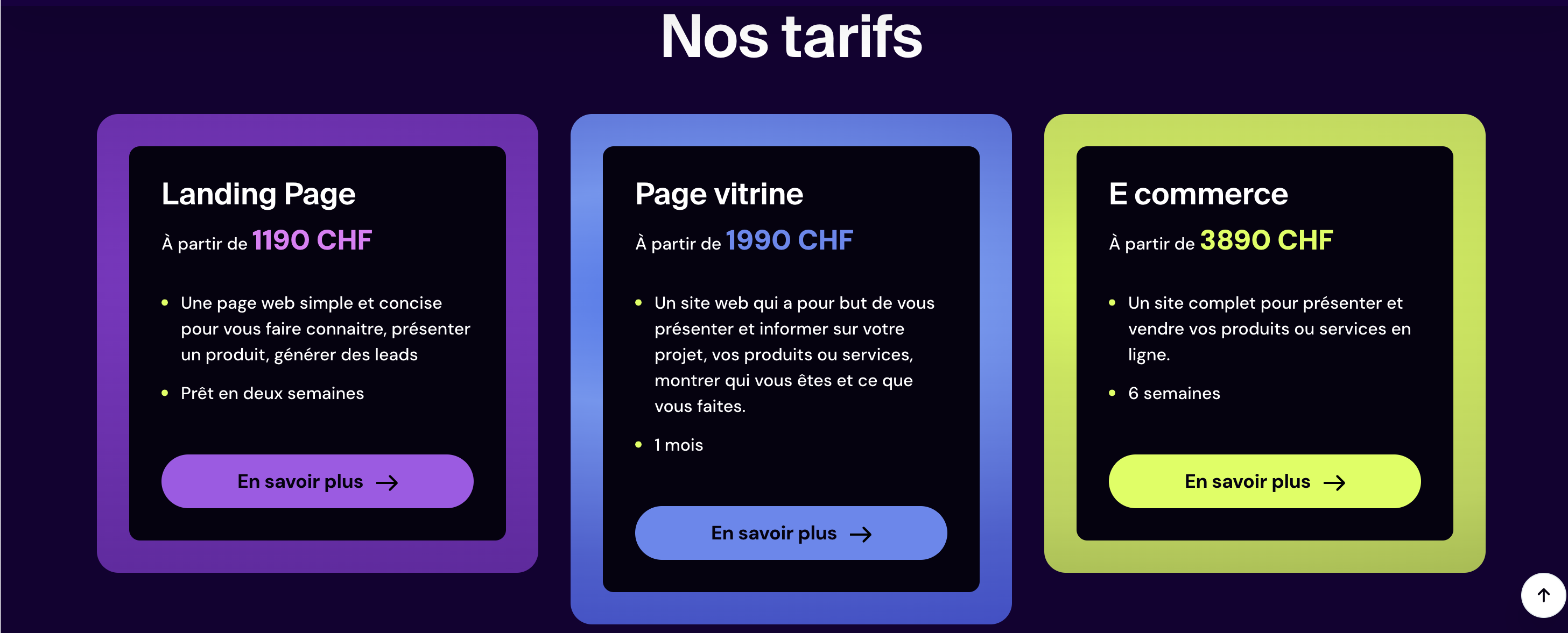 Création de Landing page gallery image