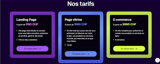 Création de Landing page gallery image