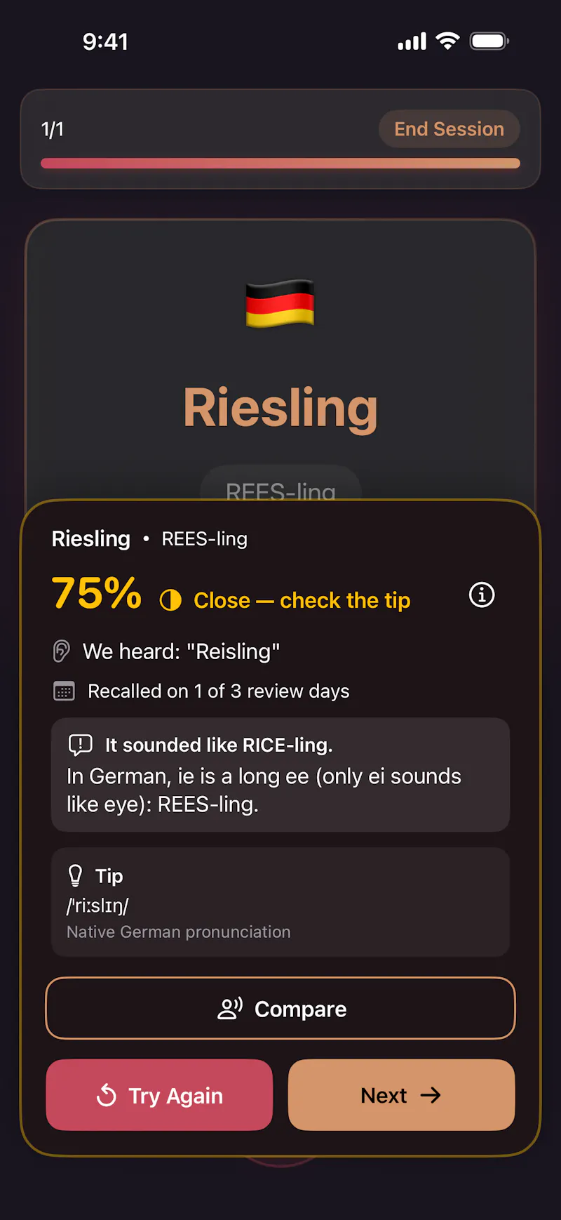 Vinolingo screenshot 3