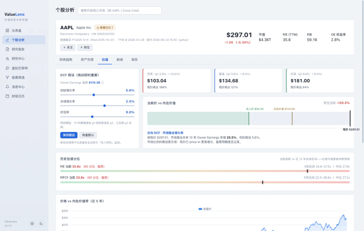 ValueLens 截图 4
