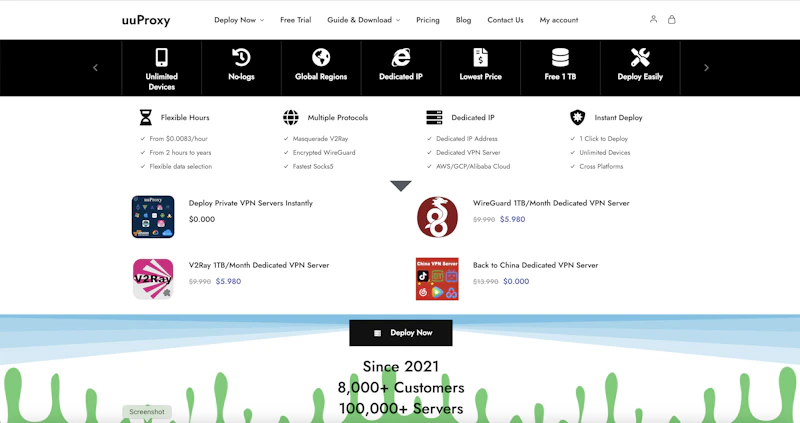 uuProxy screenshot 5
