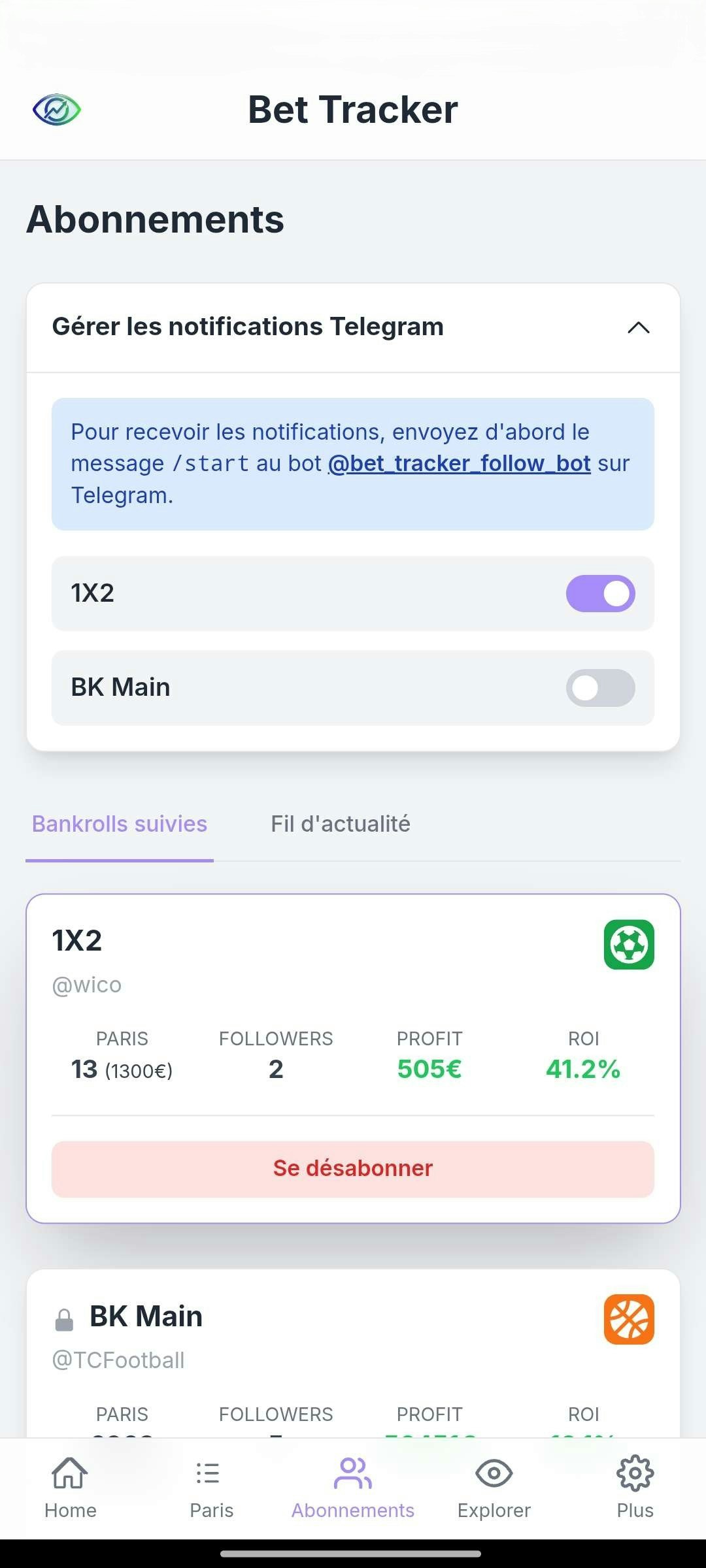 Bet Tracker gallery image