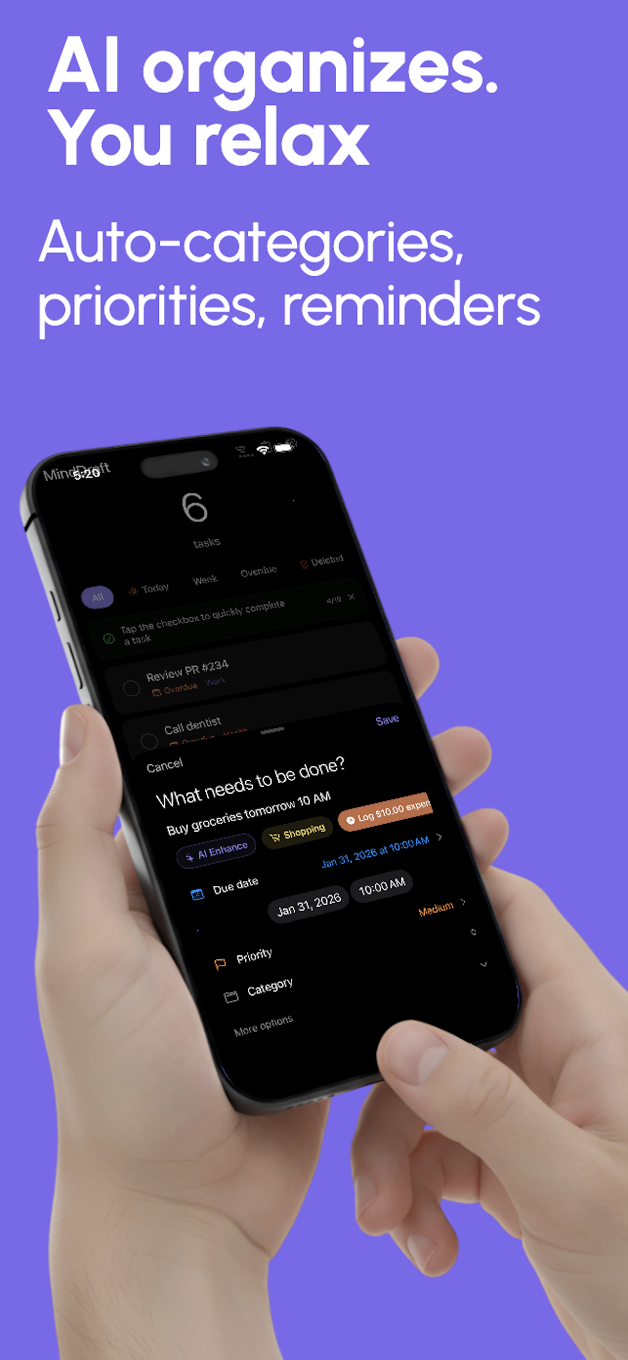 MindDraft - AI Daily Planner & To-do