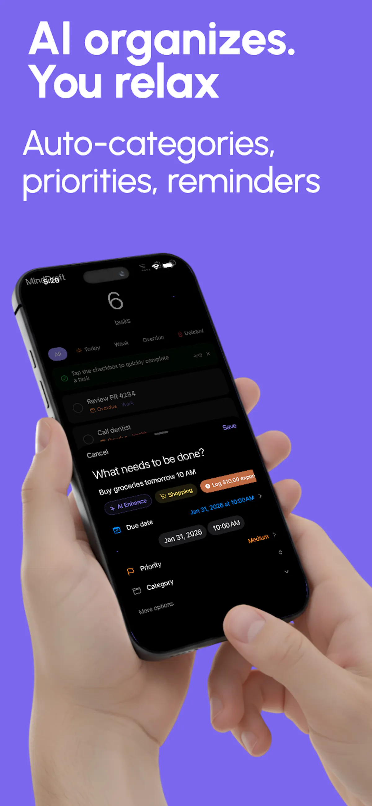 MindDraft - AI Daily Planner & To-do