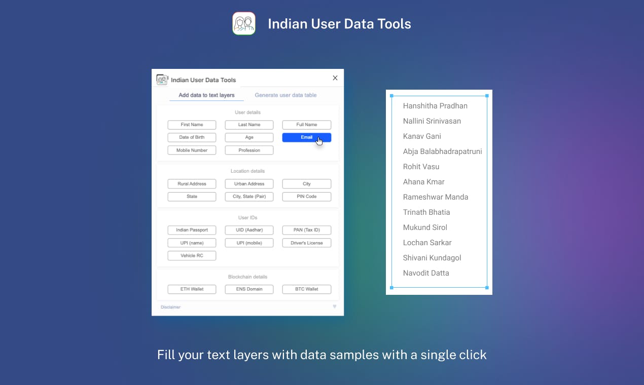 Indian User Data Tools media 2