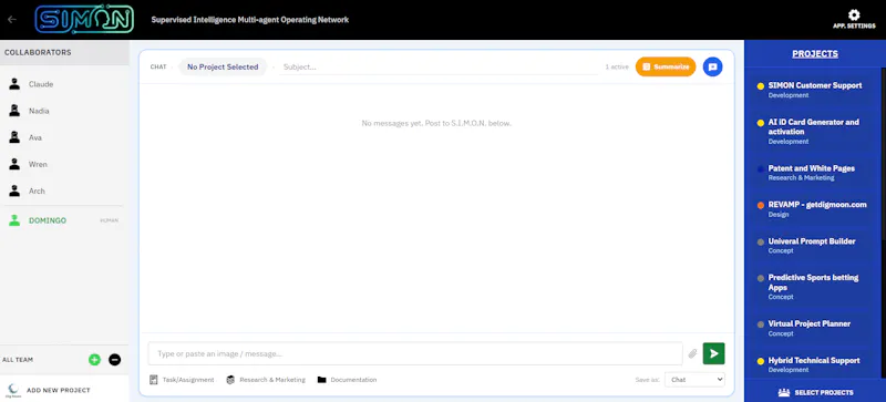 AI iD Card+S.I.M.O.N. powered by DigMoon screenshot 4