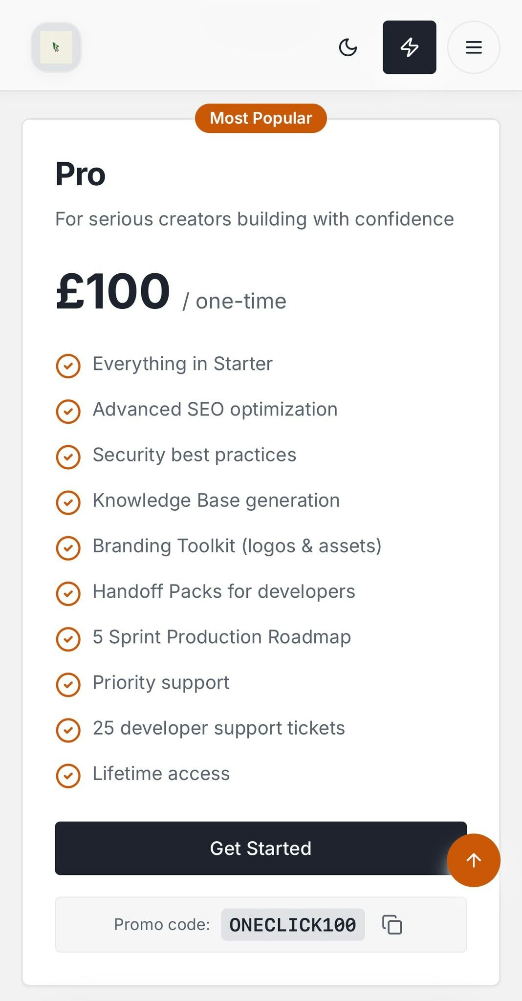 One Click Website Design Factory gallery image