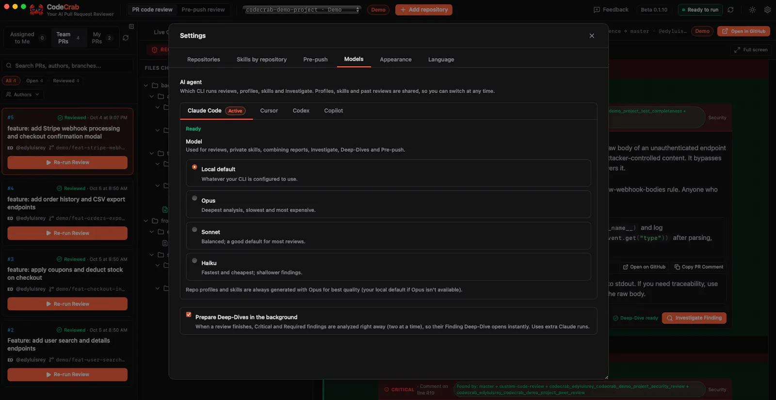 CodeCrab screenshot 5