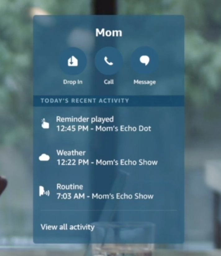 Alexa Care Hub Check In On Older Relatives Product Hunt