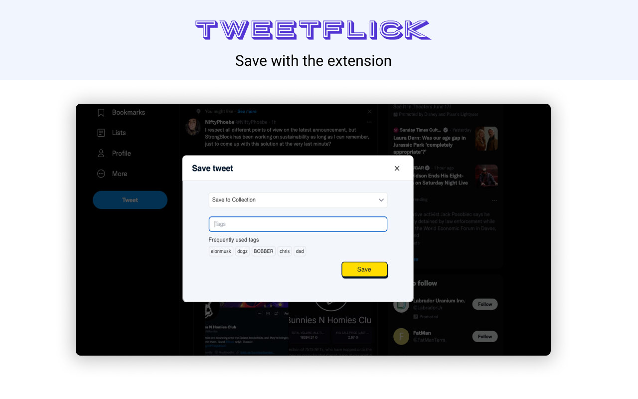 Media Tweetflick - Làm nhiều hơn với Twitter 4