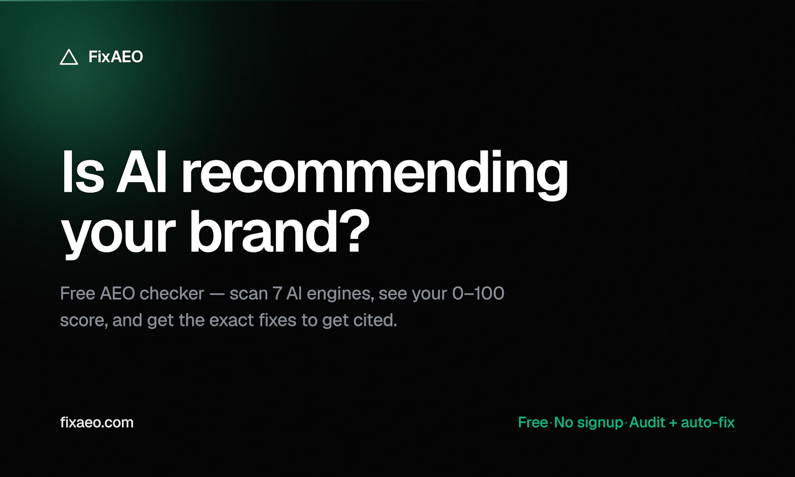 FixAEO screenshot 1