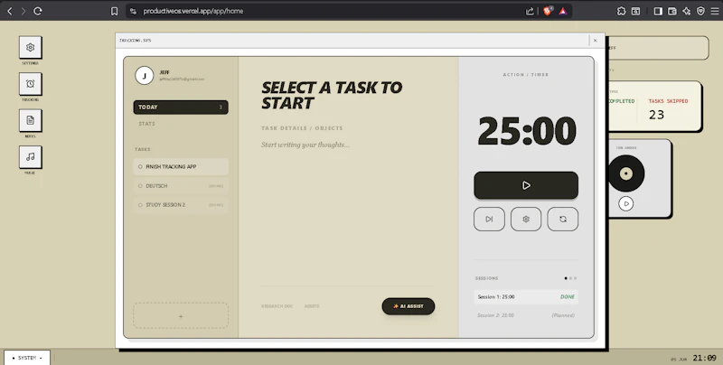 Productive OS -  screenshot 3