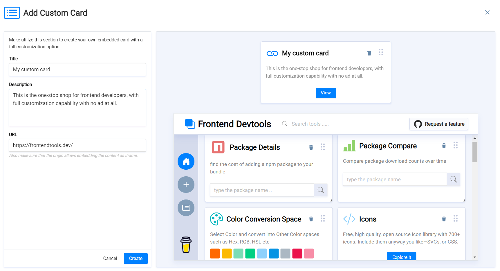 Frontend Tools gallery image
