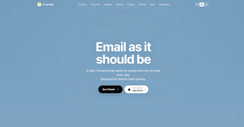 Orvia Mail screenshot 2