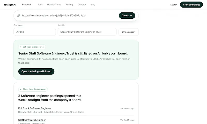 Ghost Job Checker by Unlisted screenshot 1