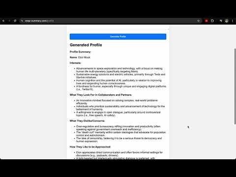 Profile Generator gallery image