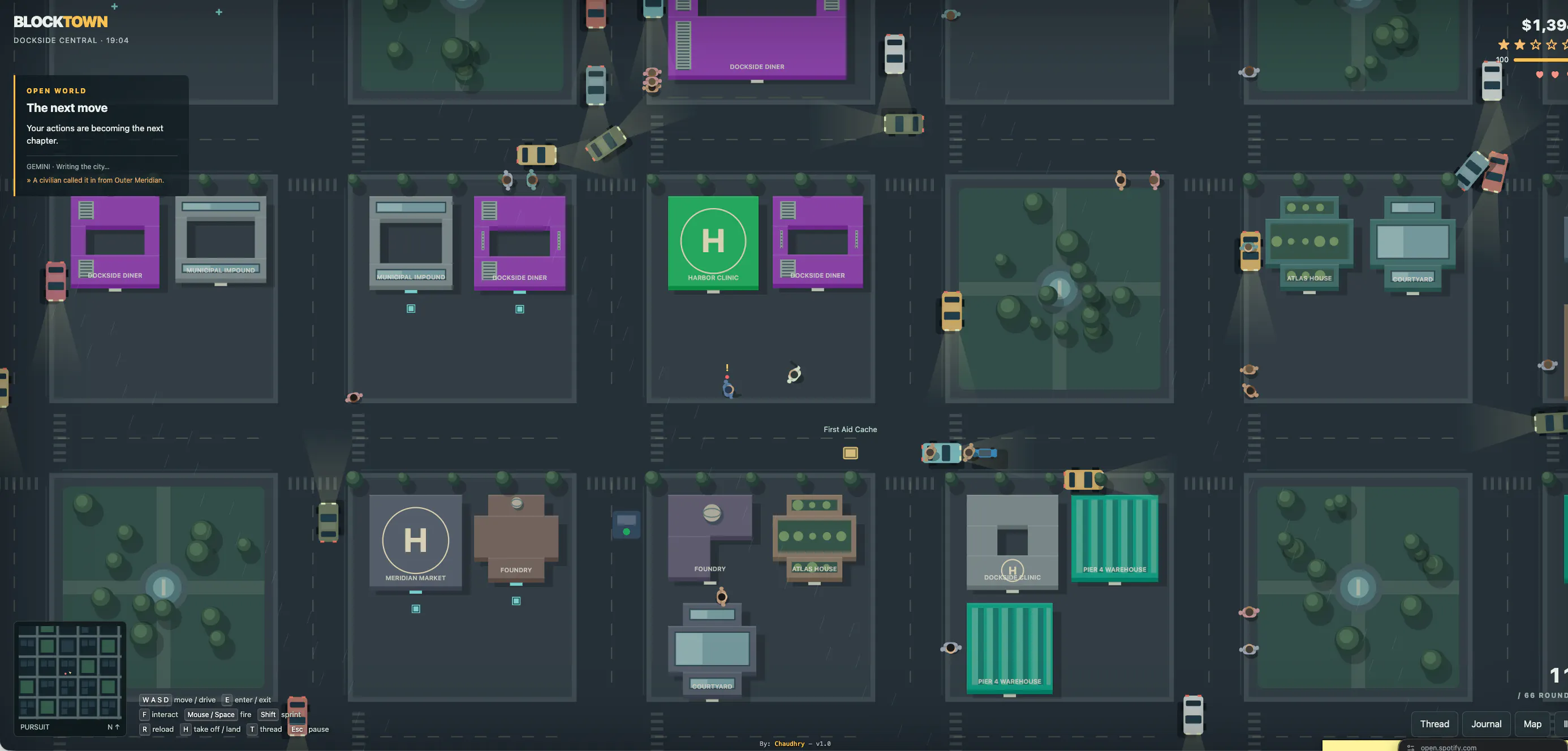 Blocktown Game - AI Controls the world gallery image