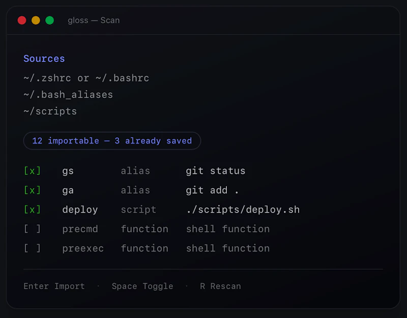 Gloss screenshot 2