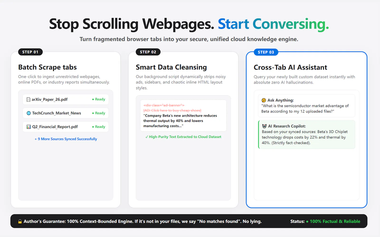 Chat with Web Pages: AI Knowledge Base screenshot 1