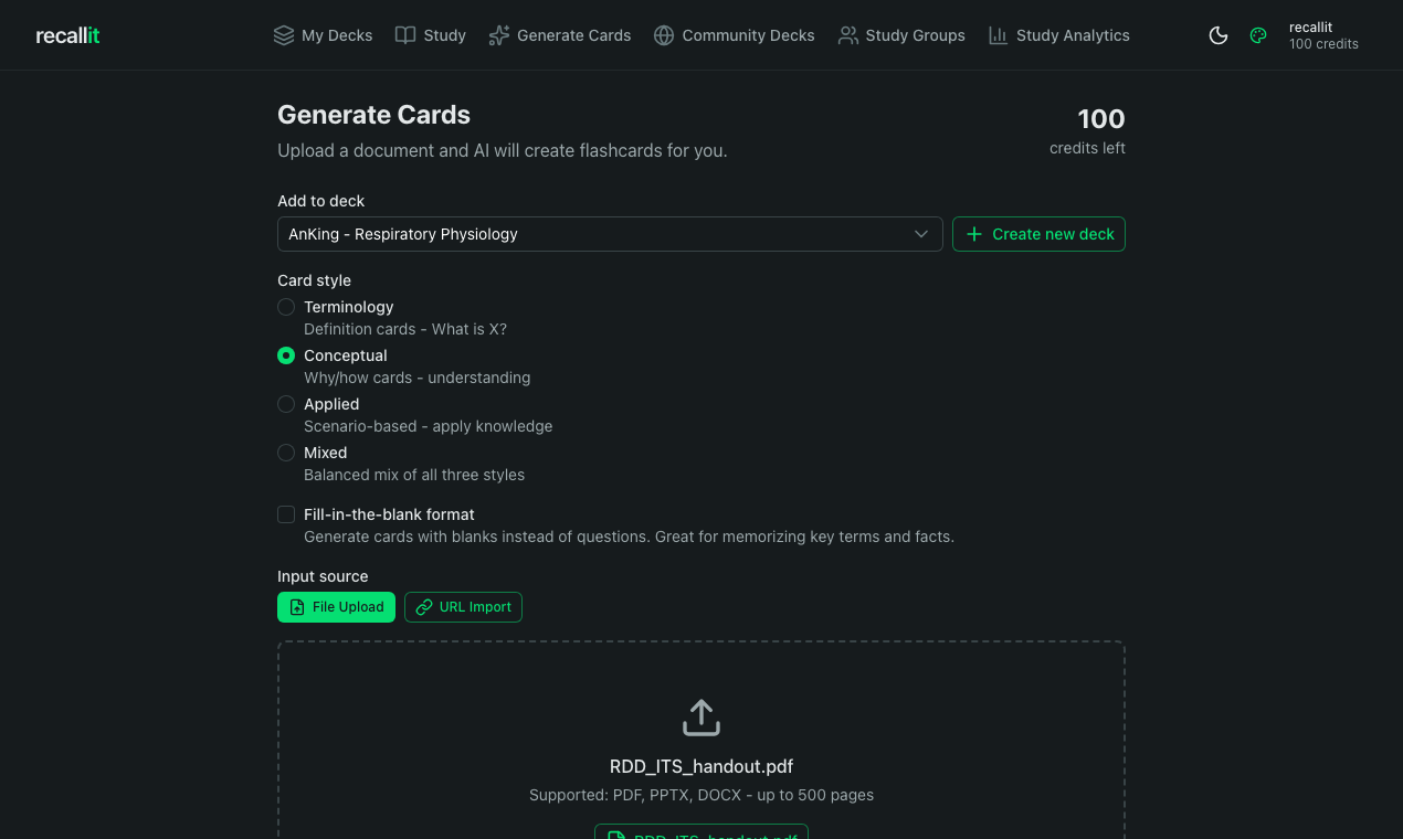 recallit – Study smarter, not longer gallery image