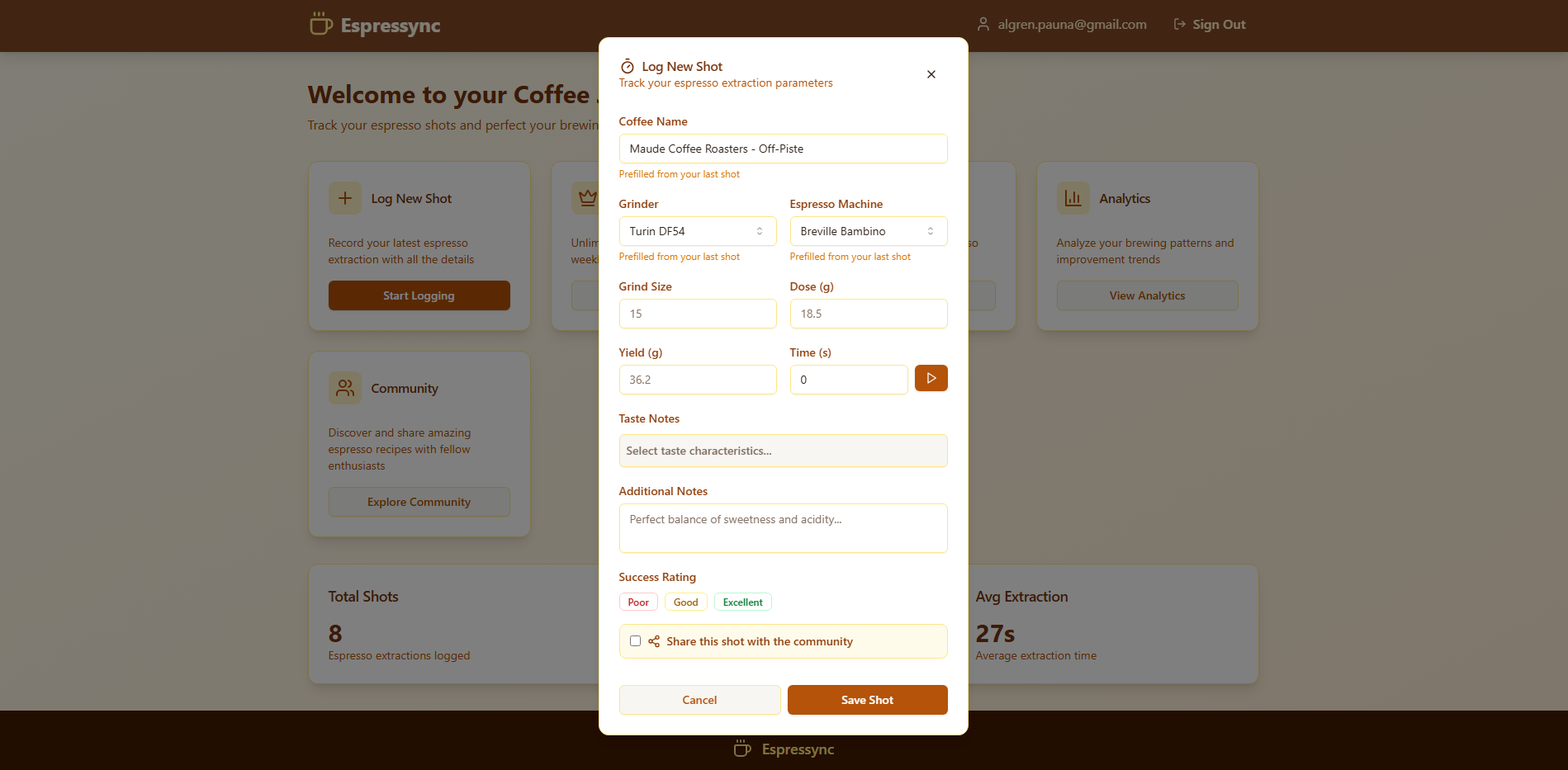 Espesa - Obtenga ayuda para marcar en su espresso media 2