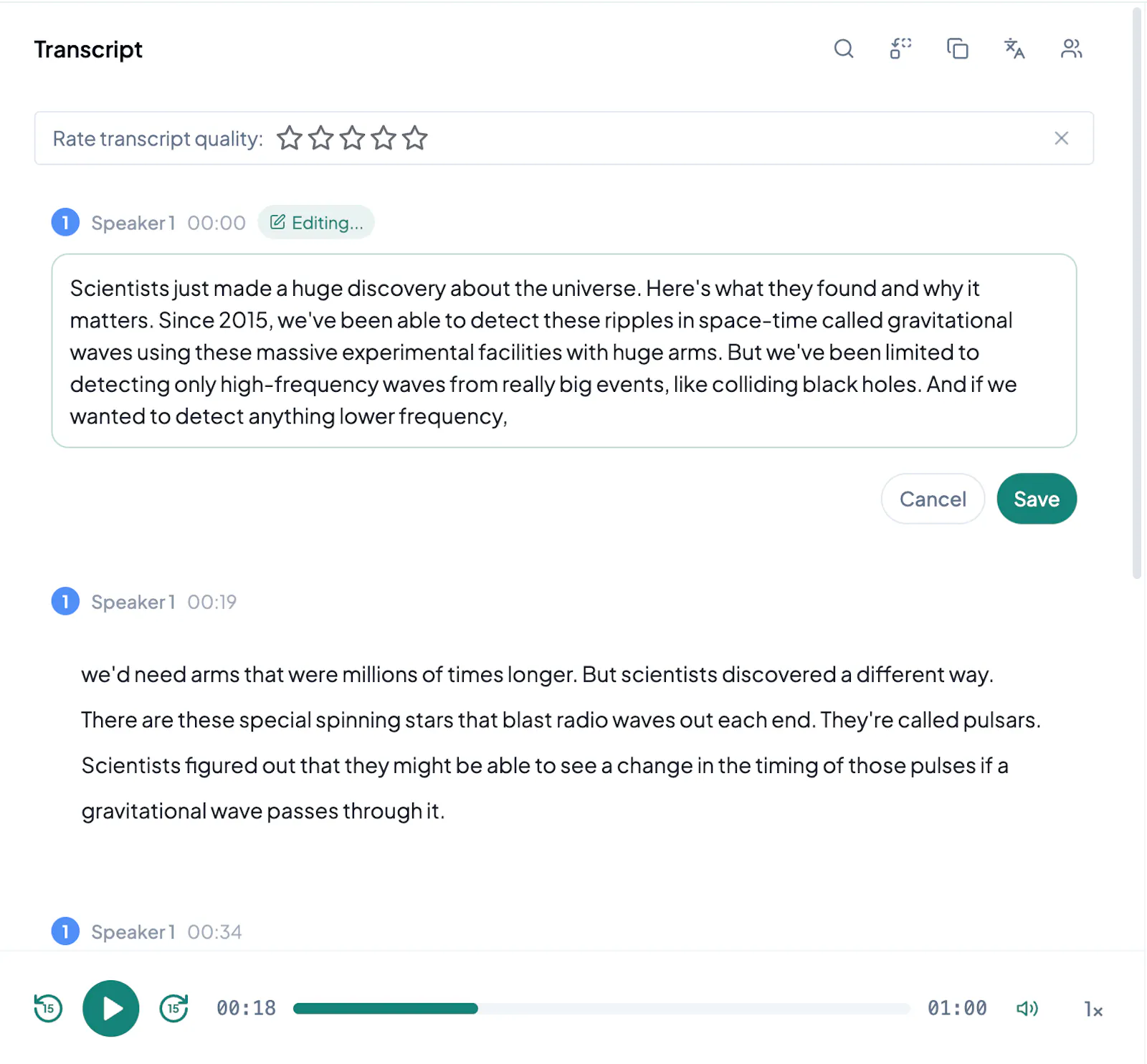 Audio To Text Converter screenshot 2