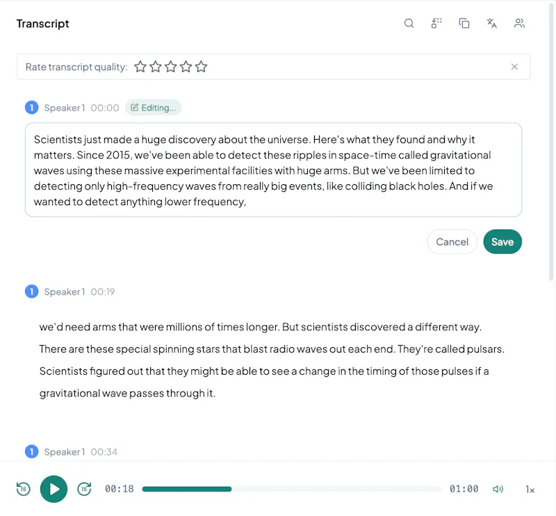 Audio To Text Converter screenshot 2