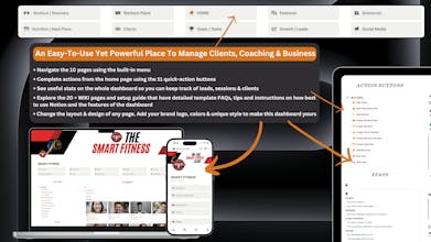 Personal Trainer Notion Template gallery image