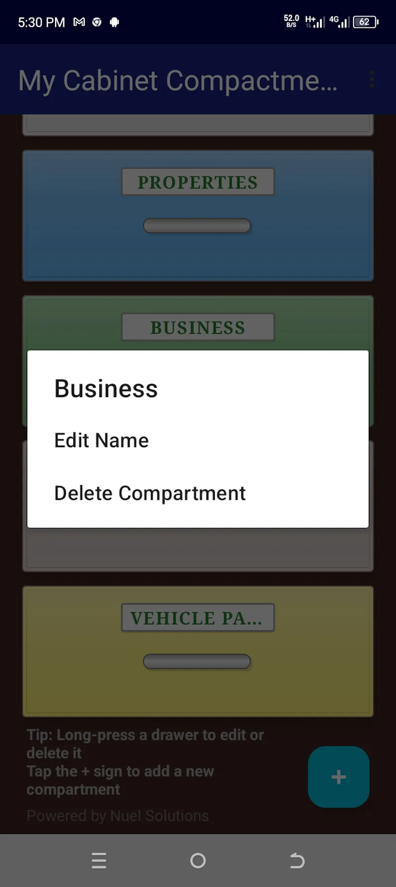 My Mobile Cabinet Android App screenshot 4