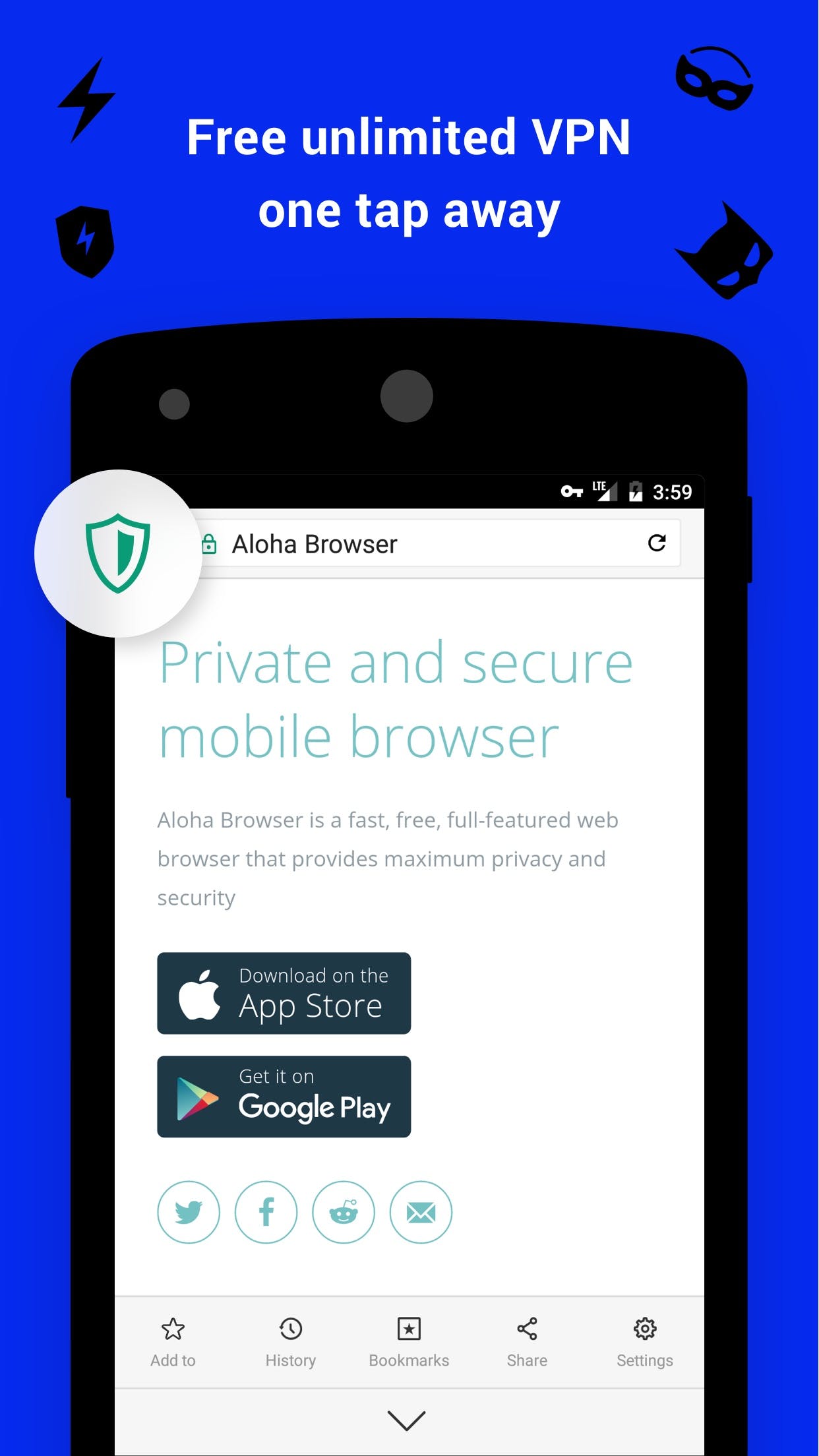 Aloha Browser for Android media 1