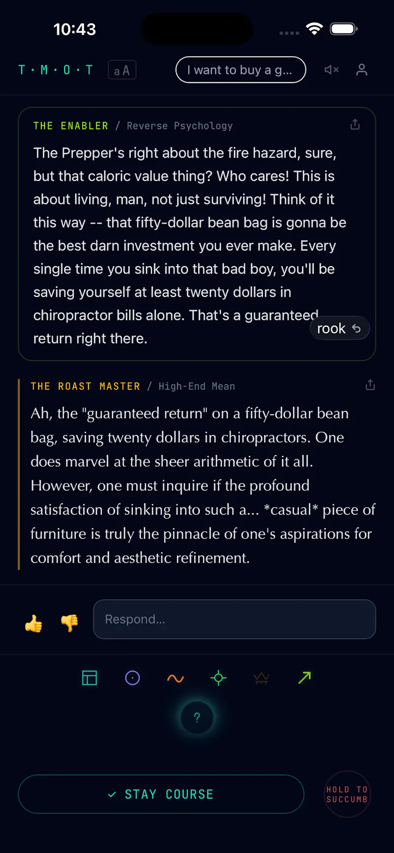 TMOT — Talk Me Out Of This screenshot 4